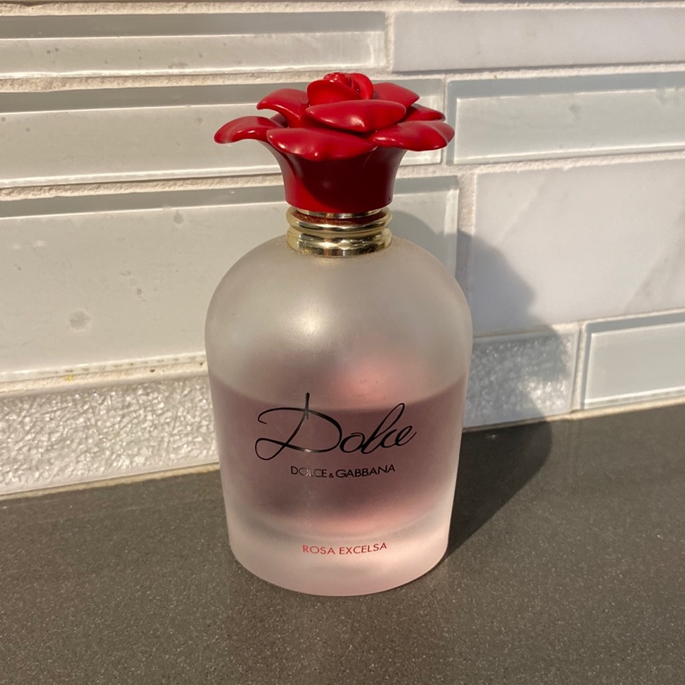 DOLCE GABBANA DOLCE ROSA EXCELSA EAU DE PARFUM 2.5 FL OZ 70% FULL